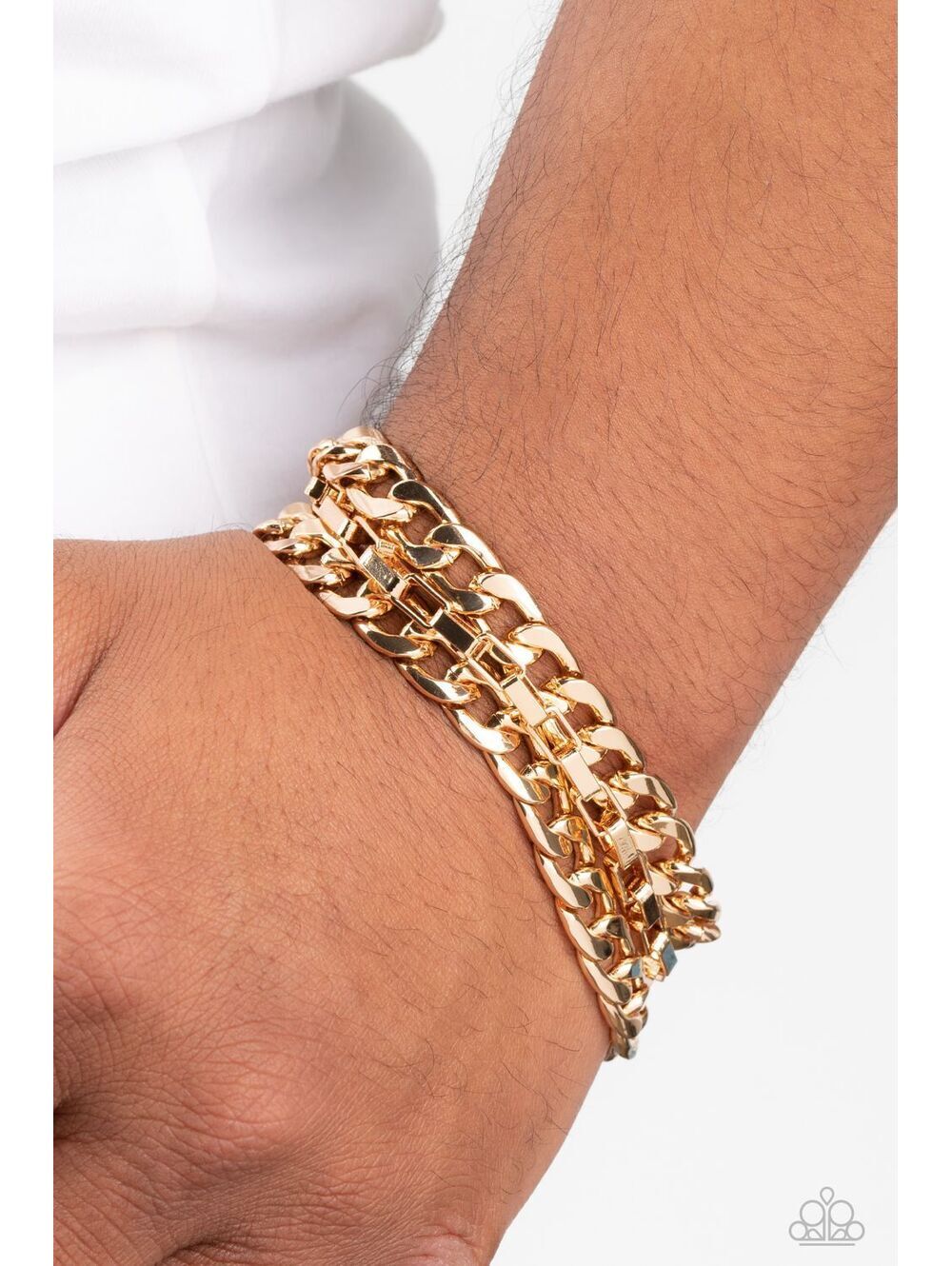 Heavy Duty - Gold bracelet (Men)